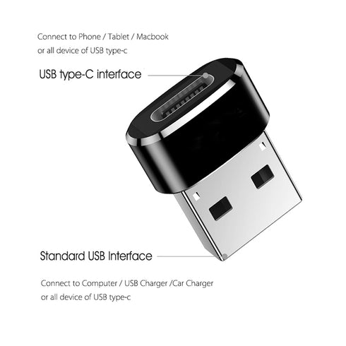 Adaptador USB-A para USB-C